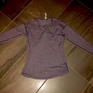 Lululemon long sleeve shirt with reflection